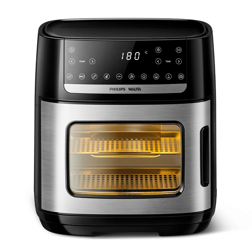 Air fryer oven Philips Walita Série 5000 AI551 de 12 litros com bandeja e grelhas