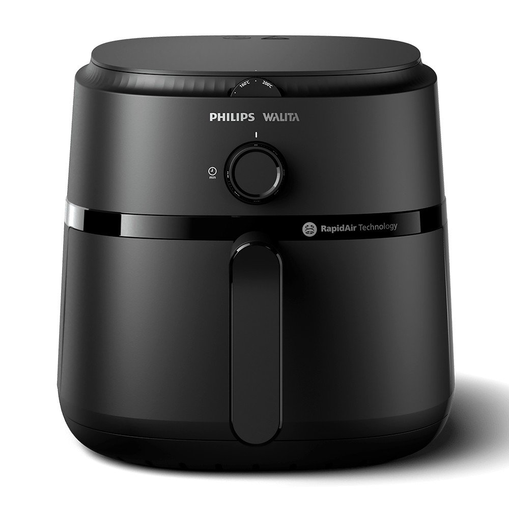 Philips Walita Série 1000 XL NA130: Air fryer de 6,2 L totais e úteis, 1700 W, controle analógico e garantia de 2 anos, sem função manter aquecido