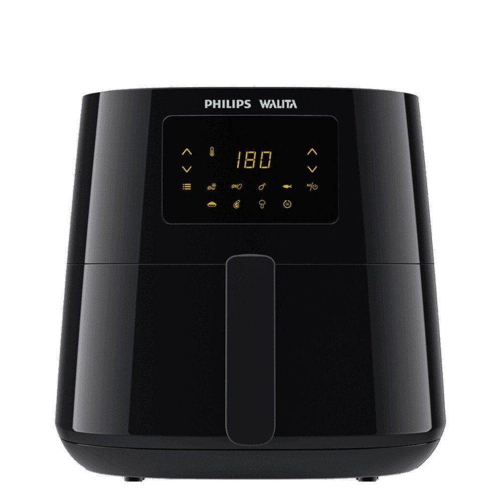 Philips Walita Essential XL RI9270: Air fryer de 6,2 L totais e 4,6 L úteis, 2000 W, painel digital, timer de 60 minutos, manter aquecido, trava de segurança e garantia de 2 anos